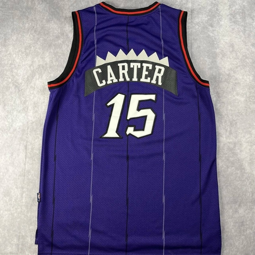 [224] Vintage Nike XXL Toronto Raptors Vince Carter 15 Stitched - Picture 2 of 5
